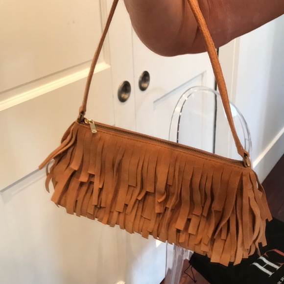 Carolina Herrera fringe Gauze handbag - Picture 4 of 8